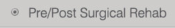 Pre/Post Surgical Rehab - beFIT THERAPY